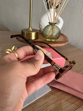 Gafas inspiracióMiu Miu Rectangulares Carey Nuevas