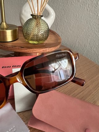 Gafas inspiracióMiu Miu Rectangulares Carey Nuevas