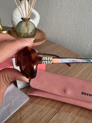 Gafas inspiracióMiu Miu Rectangulares Carey Nuevas