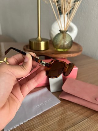 Gafas inspiracióMiu Miu Rectangulares Carey Nuevas