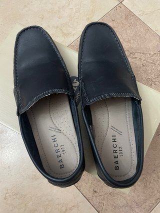 Mocasines BAERCHI Piel Negra Talla 42-43