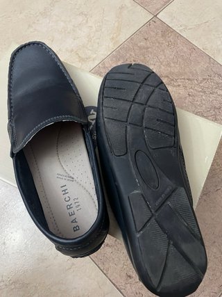 Mocasines BAERCHI Piel Negra Talla 42-43