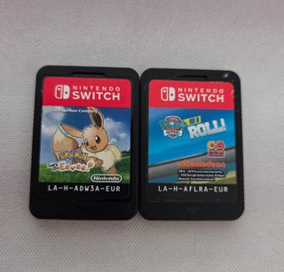 Pokémon Let's Go Eevee y Patrulla Canina sin caja