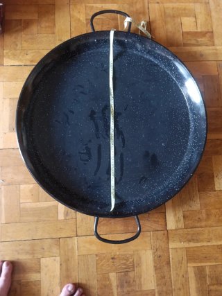 Paellera y quemador 3 fuegos