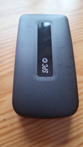 Teléfono móvil SPC TITAN negro para mayores
