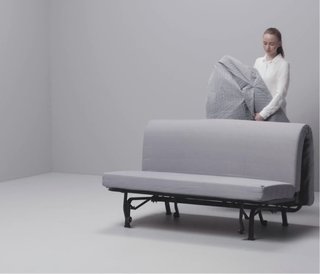 Sofá Cama IKEA Lycksele Lövås Gris