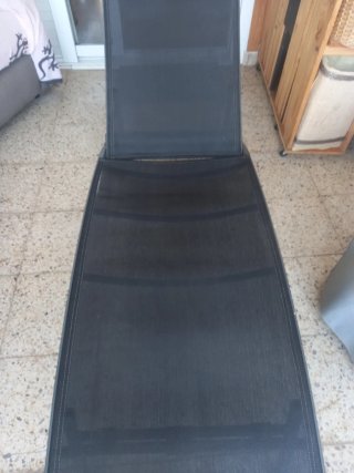 Tumbona de exterior plegable