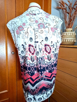Blusa vaporosa boho fresca talla única