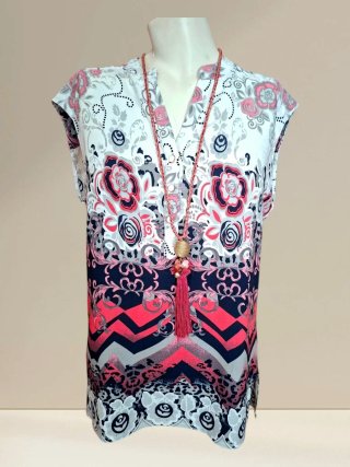 Blusa vaporosa boho fresca talla única