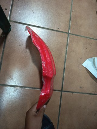 Guardabarros Pit Bike Rojo