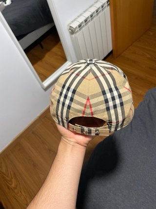 Gorra Burberry Nova Check con Logo TB