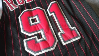 Camiseta Adidas Chicago Bulls 91  Rodman Talla S