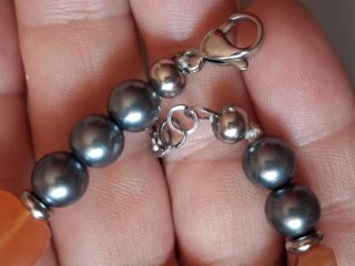 Bracciale donna pietre marroni e arancio