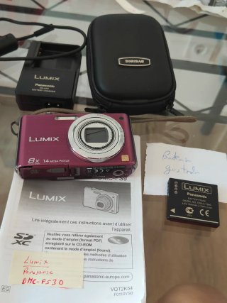 Cámara Digital Panasonic Lumix DMC-FS30 Rosa/lila