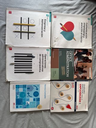 Libros de 1º de GM Gestión Administrativa