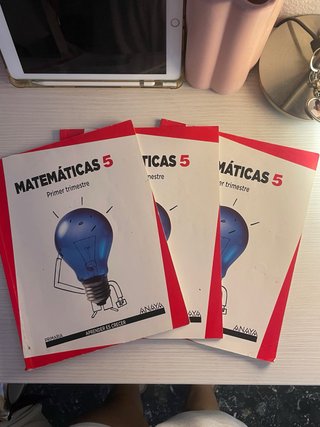 Libros de Matemáticas de 5 de primaria