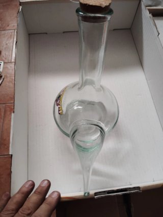 Porrón de Cristal Vintage Nuevo