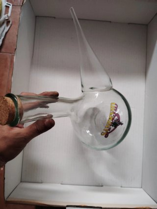 Porrón de Cristal Vintage Nuevo