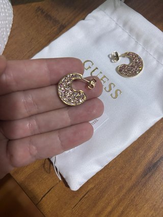 Pendientes Guess Aro Rosa
