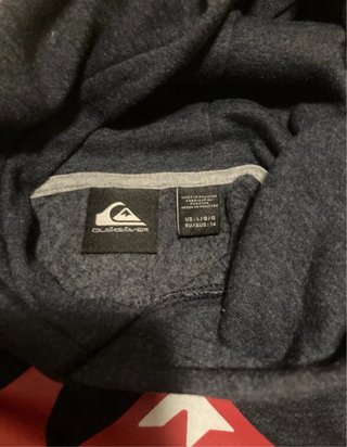 Sudadera Quiksilver Azul y Roja