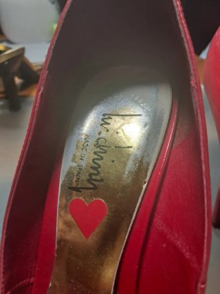 Zapatos de tacón Luichiny rojos talla 40
