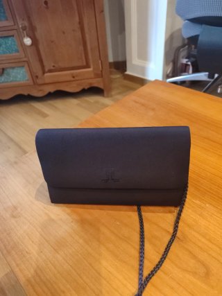 Bolso de ceremonia azul oscuro