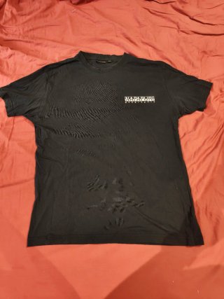 Camiseta Napapijri Negra Talla L