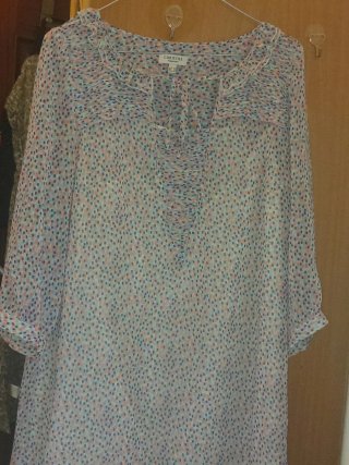 Vestido estampado floral talla única