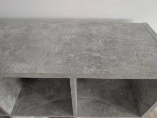 Estantería efecto cemento 9 cubos