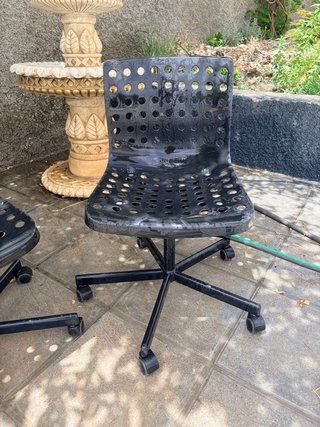 Lote 3 Sillas Oficina Giratorias Negras