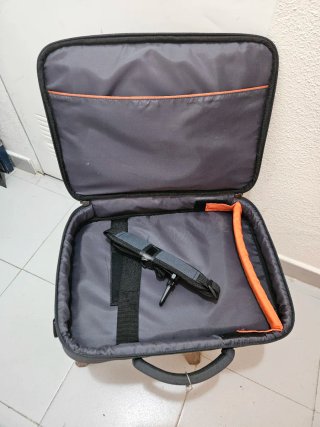 Maletín Portátil Negro/Gris para ordenador