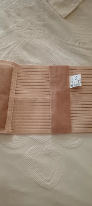 Faja sujeción cintura ortopédica beige