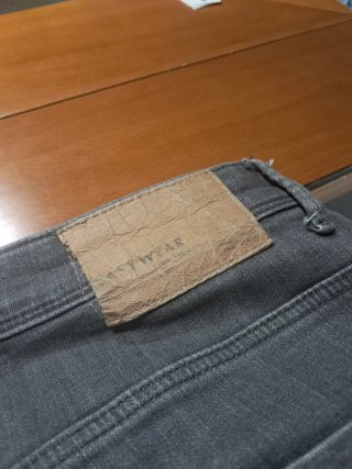 Vaqueros EasyWear Slim Fit talla 38 Gris Hombre