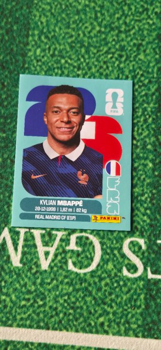 Cromo Kylian Mbappé Francia 2022 FIFA