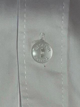 Camisa Tommy Hilfiger Mujer Slim Fit Blanca Talla