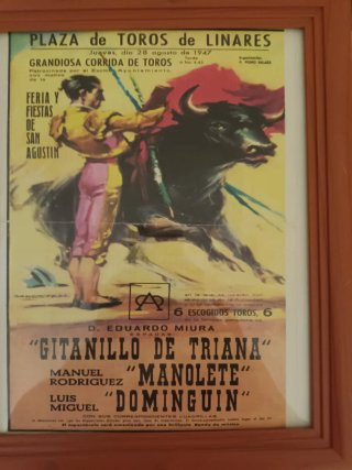 Cartel Corrida de Toros Linares 1947