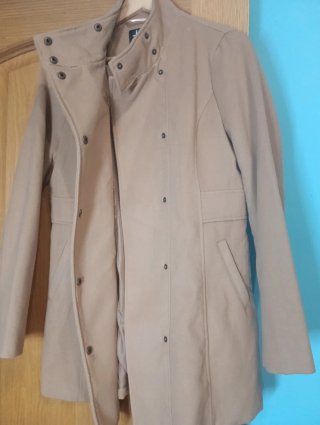 Abrigo mujer camel