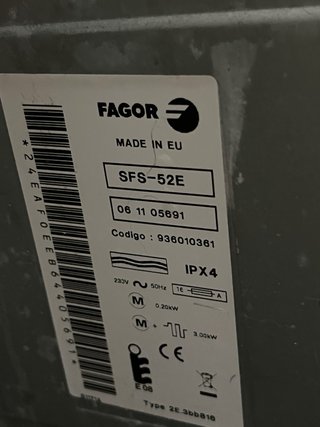 URGE VENTA Secadora Fagor Carga Superior 5kg