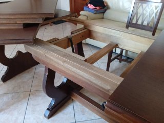 Tavolo Taverna Legno Massello con Sedie