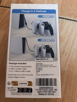 Cargador Doble Mandos PS5 OTVO