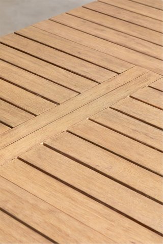 Mesa de jardín extensible madera 90/150 Nueva