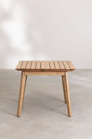 Mesa de jardín extensible madera 90/150 Nueva
