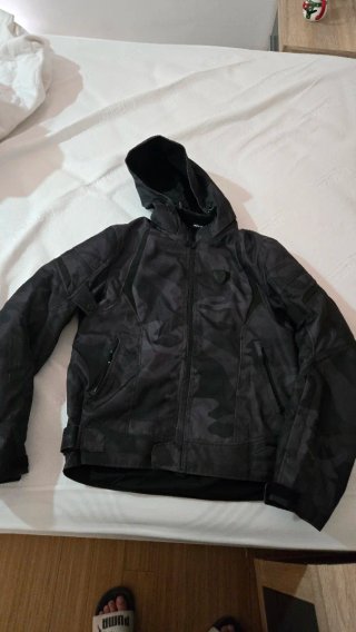 Chaqueta Rev'it Flare 2 Camo Negro-Gris talla M