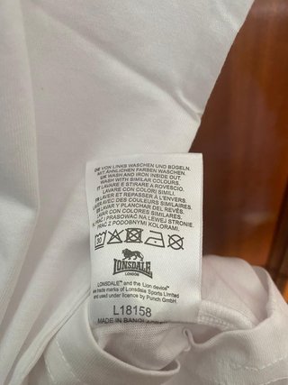 Camiseta Lonsdale London Blanca Talla L Nueva