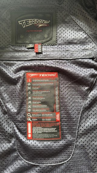 Mono de cuero para moto Teknic
