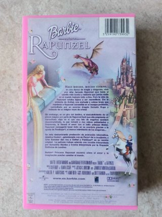 VHS Barbie Princesa Rapunzel