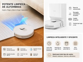 Robot Aspirador Dreame Potente Limpieza D10pro