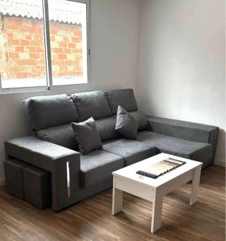 Sofá chaise longue en liquidación