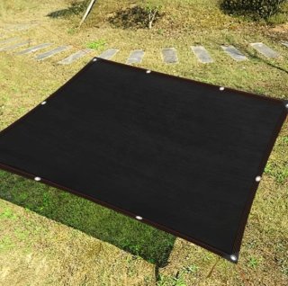 Toldo de 3X4 negro para exterior