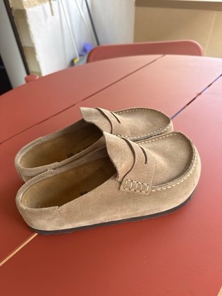 Birkenstock Naples Mocasines Beige